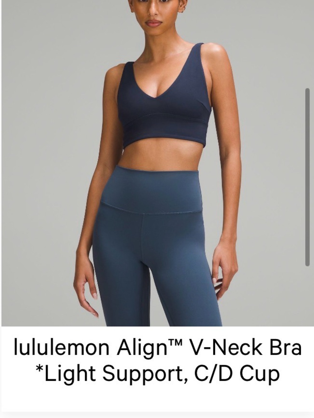 Lululemon Align V neck bra